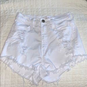 Vibrant Distressed shorts